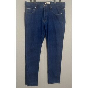 Naked & Famous Super Skinny Guy Men's 34x31 Selvedge Denim Jeans 11oz Stretch